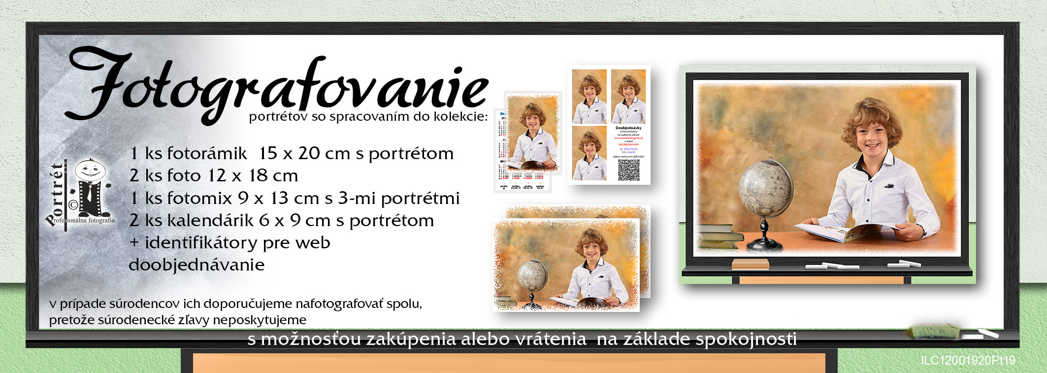 Fotografovanie školských portrétov